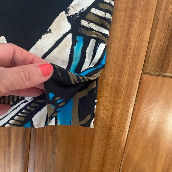 EUC Lafayette 148 New York Pant Tribal Print Size 2 - Picture 7 of 8